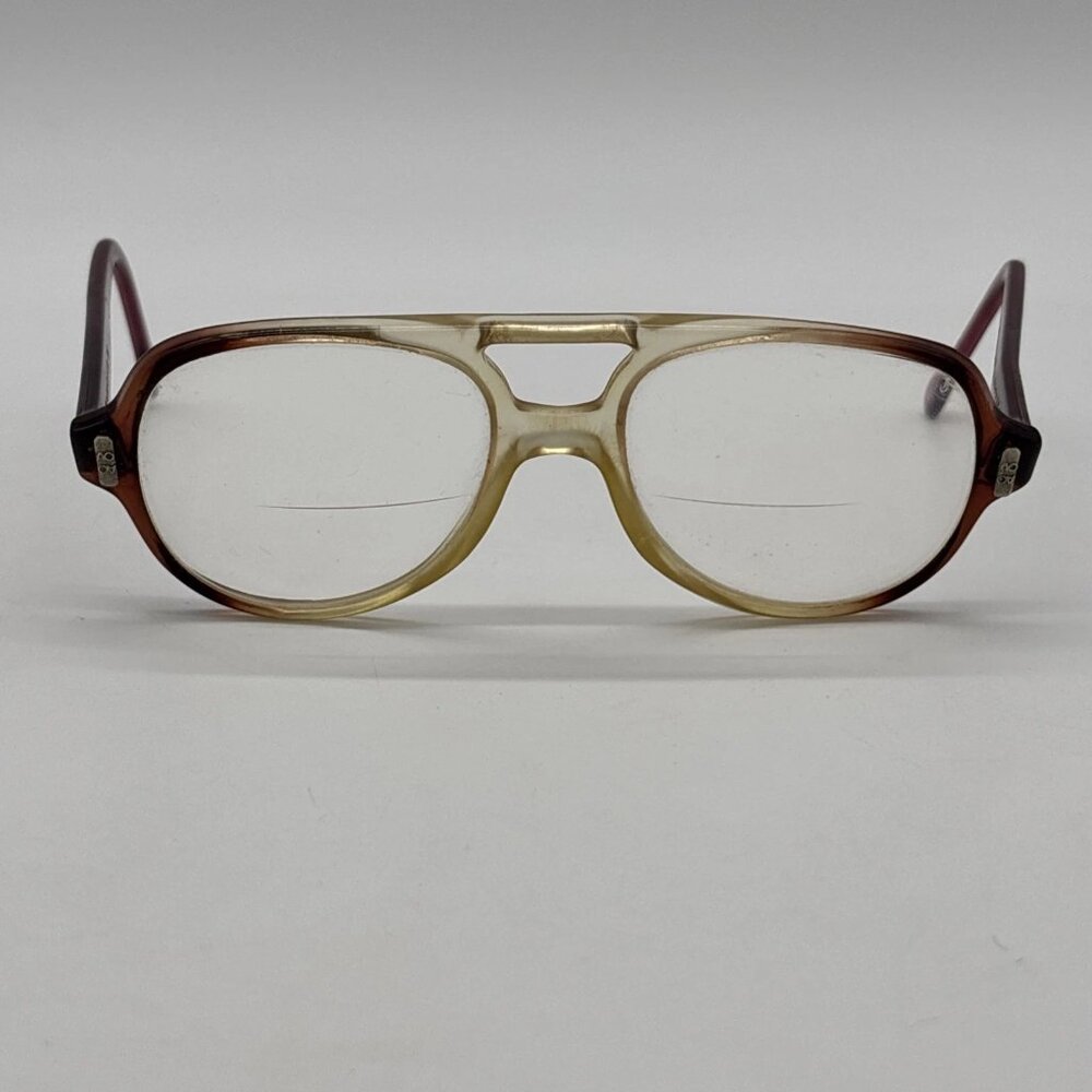 Vintage American Optical AO Flexi-Fit Safety Eyeglasses Frame 6M Z87 Red Clear